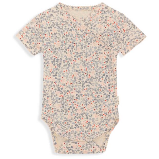 KONGES SLØJD - BASIS NYFØDT BODYSTOCKING M/KORTE ÆRMER