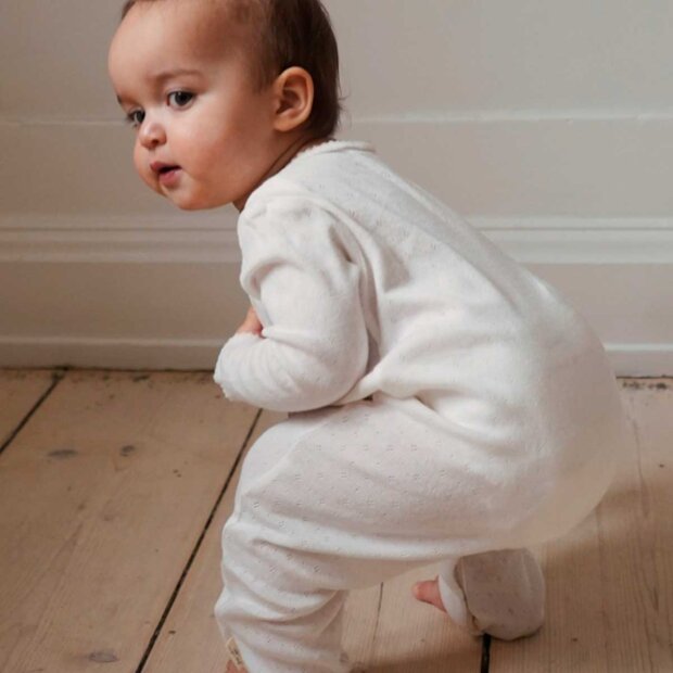 KONGES SLØJD - MINNIE SPARKEDRAGT | CLEAR WHITE