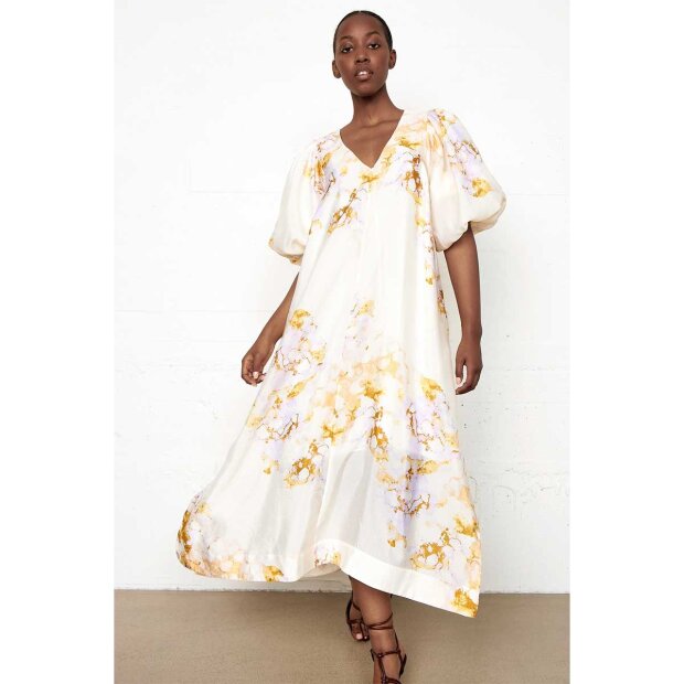 SECOND FEMALE - ANGELICA MAXI KJOLE | PEARLED IVORY