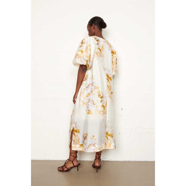 SECOND FEMALE - ANGELICA MAXI KJOLE | PEARLED IVORY