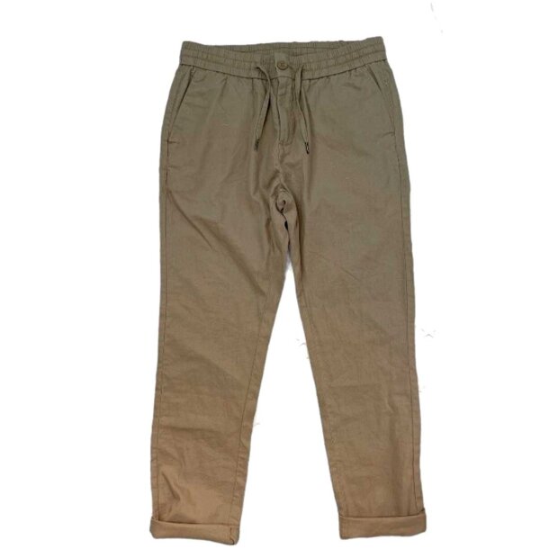 Kayden Linen Pants | Sand Fra Grunt