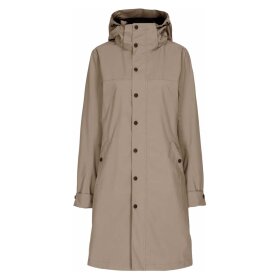 NOTYZ - SPRING FUNCTION JACKET | TAUPE M/SORTE DETALJER