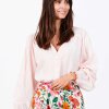 LOLLYS LAUNDRY - CHARLES BLUSE | DUSTY ROSE