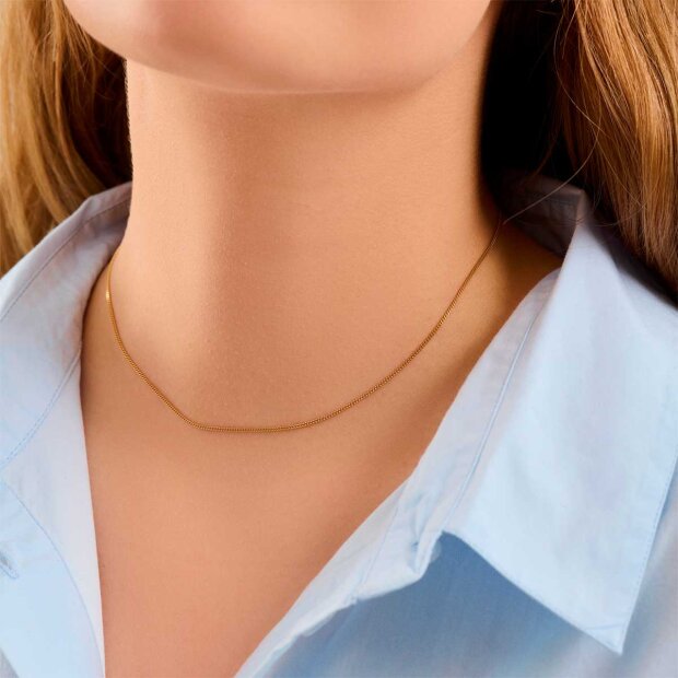 PERNILLE CORYDON - EA HALSKÆDE 40 CM | FORGYLDT