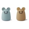 LIEWOOD - CALLIE NATLAMPE - 2 STK. | MOUSE BLUE FOG/OAT