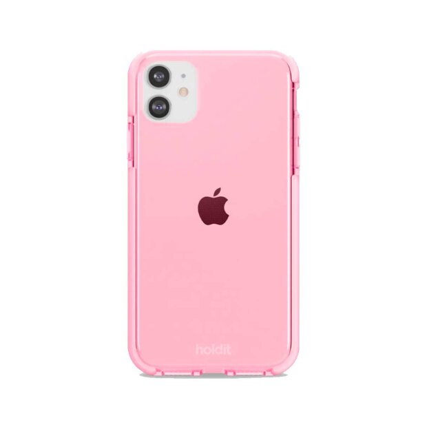 Billede af Seethru Ip 13 Pro Mobilcover | Bright Pink Fra Holdit