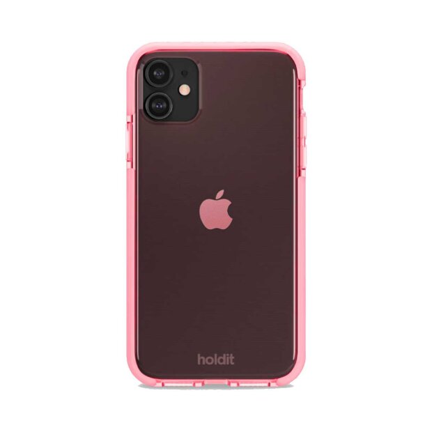 HOLDIT - SEETHRU 13 PRO MAX MOBILCOVER | BRIGHT PINK