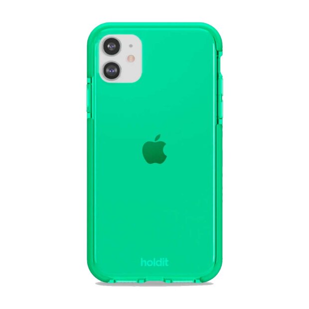 Billede af Seethru 13 Pro Max Mobilcover | Grass Green Fra Holdit