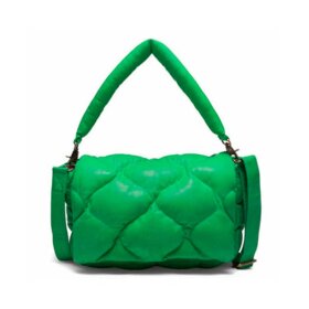 DEPECHE - CROSSBODY SKINDTASKE  MED PADDING EFFEKT | GREENERY