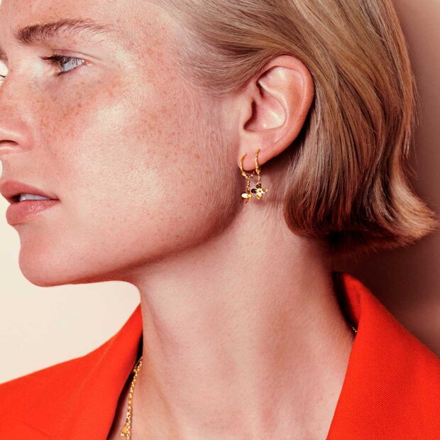 MAANESTEN - MAANESTEN X OLGA BONNE - PANSY ØRERINGE | FORGYLDT