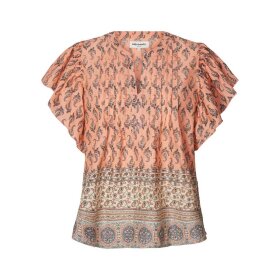 LOLLYS LAUNDRY - ISABEL TOP | CORAL