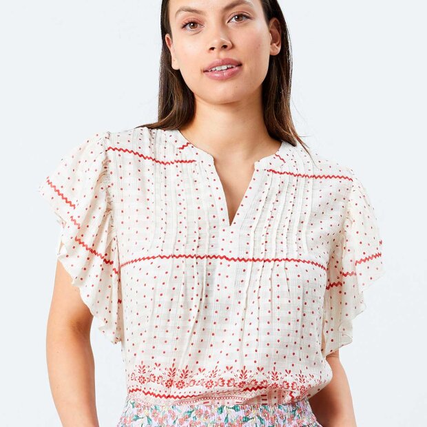LOLLYS LAUNDRY - ISABEL TOP | DOT PRINT