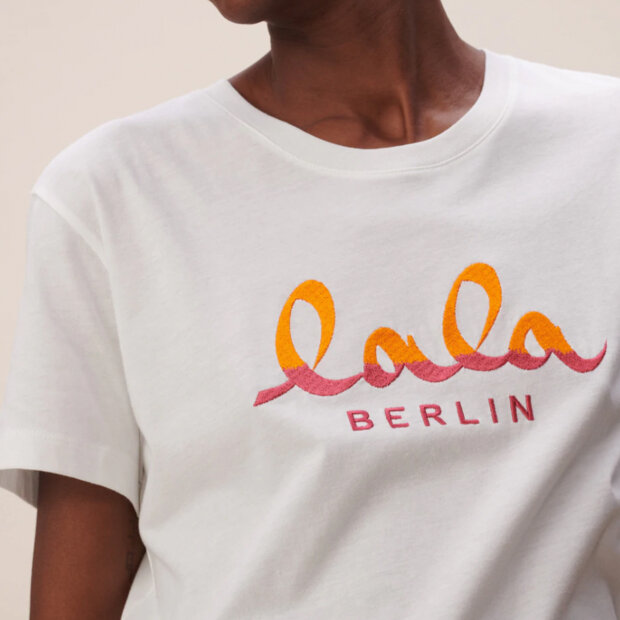 LALA BERLIN - CARA LOGO T-SHIRT | HVID