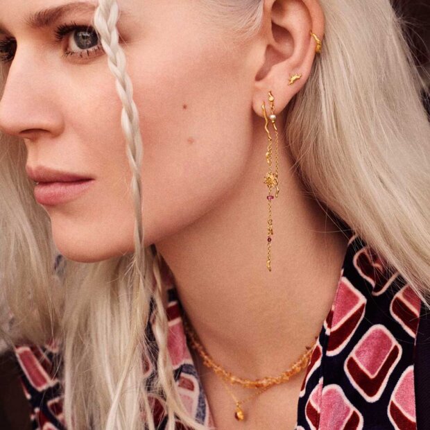 MAANESTEN - RIESME CITRINE NECKLACE | FORGYLDT