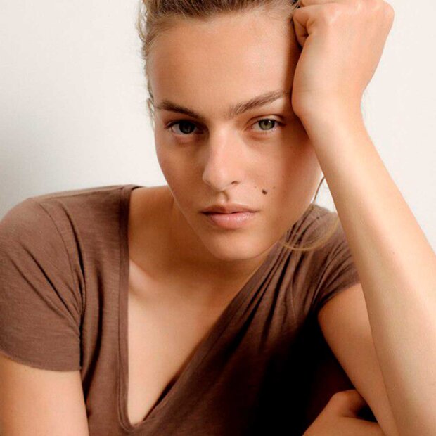 AMERICAN VINTAGE - JACKSONVILLE T-SHIRT M/V-HALS | CAFÉ VINTAGE