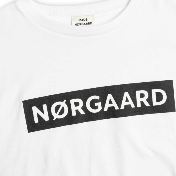 MADS NØRGAARD - PRINTED THORLINO TEE | WHITE