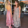 CONTINUE COPENHAGEN - DOLLY STRAP DRESS | GREEN PAISLEY