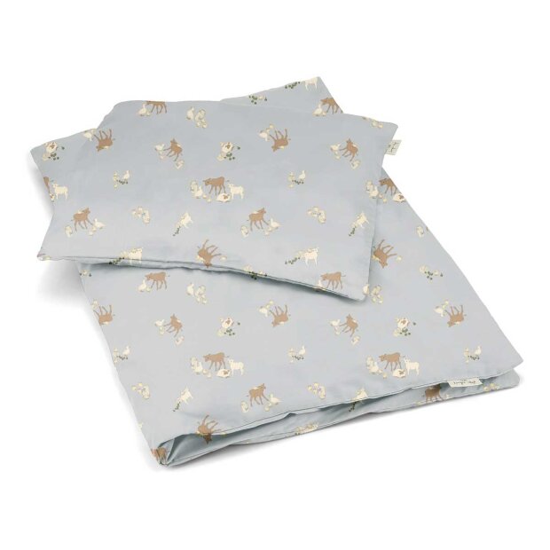 KONGES SLØJD - SENGETØJ TIL BABY | FARM BLUE