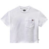 DICKIES - SS PORTERDALE CROP TOP | WHITE