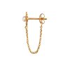 STINE A - SHELLY PEARL EARRING WITH CHAIN 1 STK. | FORGYLDT