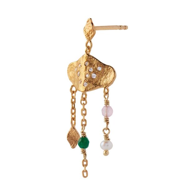 STINE A - ILE DE L'AMOUR WITH DANCING STONES EARRING 1 STK. | FORGYLDT