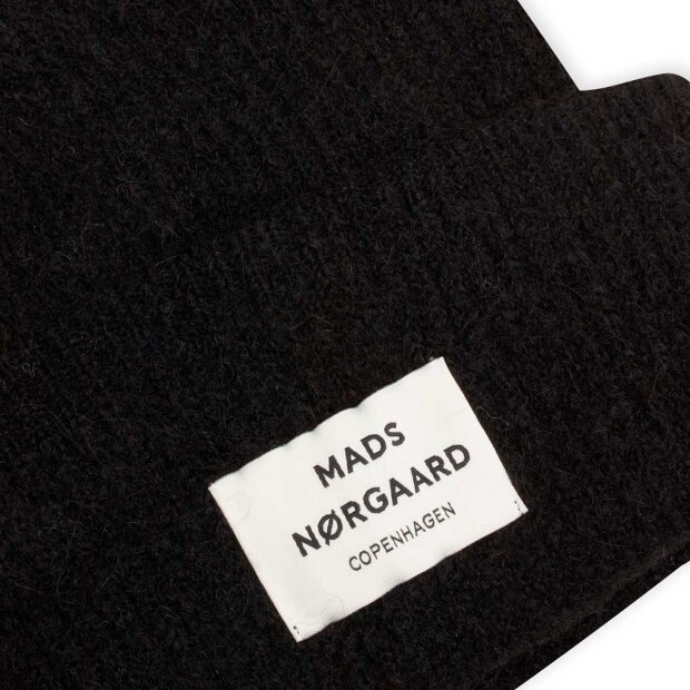 MADS NØRGAARD - WINTER SOFT ANJU HAT | BLACK