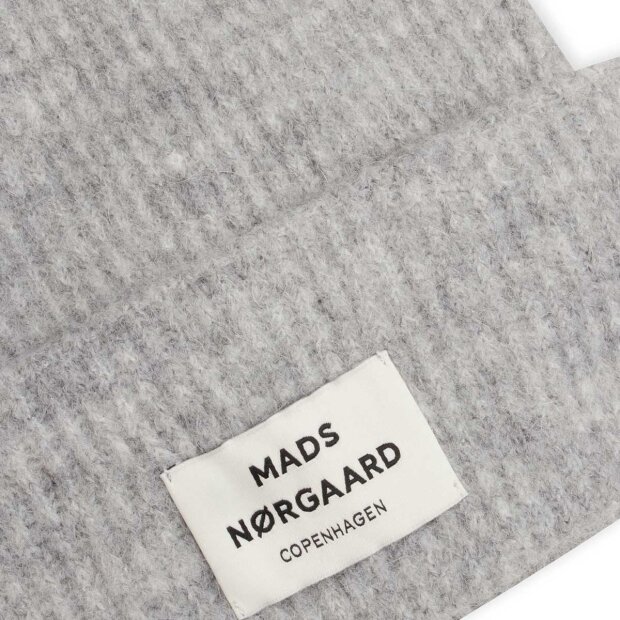 MADS NØRGAARD - WINTER SOFT ANJU HAT | LIGHT GREY MELANGE