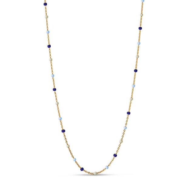 ENAMEL COPENHAGEN - LOLA HALSKÆDE FORGYLDT | MARINE