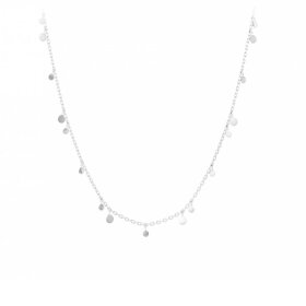 PERNILLE CORYDON - GLOW NECKLACE ADJ 40-45 CM | SØLV