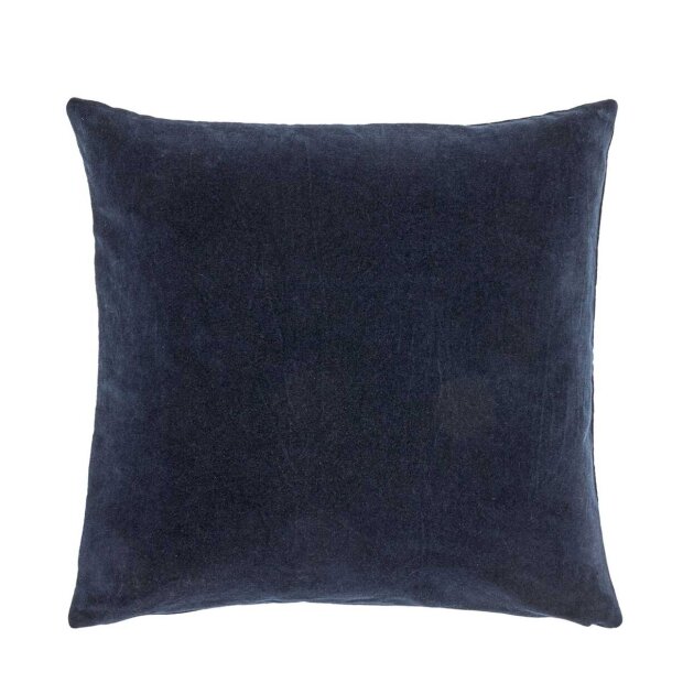 Velvet Soft Pude 50x50 Cm | Royal Blue Fra Cozy Living