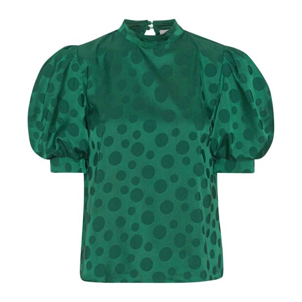 CONTINUE COPENHAGEN - GILA DOT BLOUSE | BOTTLEGREEN