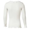 ROSEMUNDE - SILK T-SHIRT W/LACE | NEW WHITE