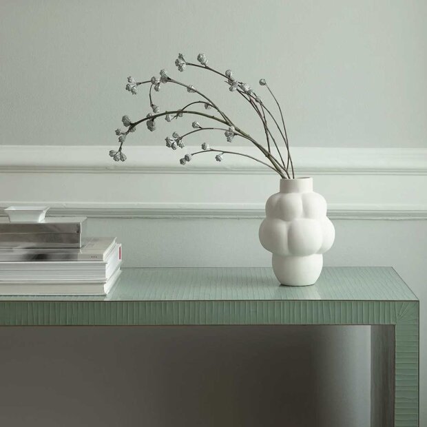 LOUISE ROE - CERAMIC BALLOON VASE 04 PETIT | RAW WHITE