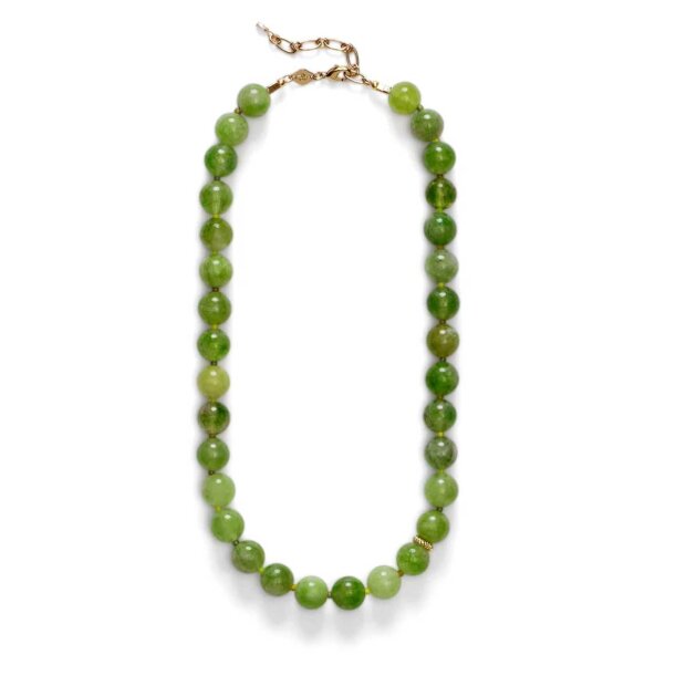 Billede af Green Bowl Necklace | Forgyldt Fra Anni Lu