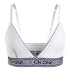 CALVIN KLEIN - TRIANGLE LACE TOP | HVID