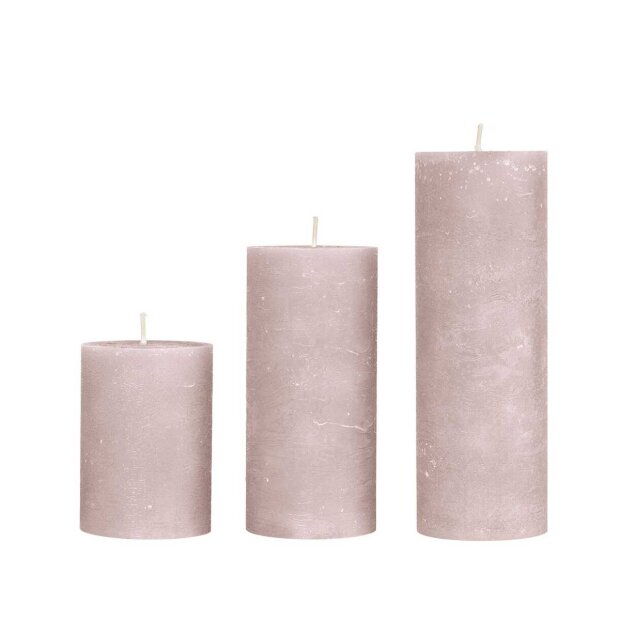 COZY LIVING - RUSTIC CANDLE 7X10 - 45 TIMER | VINTAGE ROSE