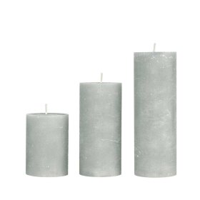 COZY LIVING - RUSTIC CANDLE 7X20 - 75 TIMER | PEARL GREY