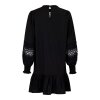 NEO NOIR - KATJA EMBROIDERY DRESS | BLACK
