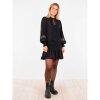 NEO NOIR - KATJA EMBROIDERY DRESS | BLACK