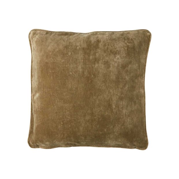 Billede af Pude Velour/bomuld 50x50 Cm | Warm Grey Fra Speedtsberg