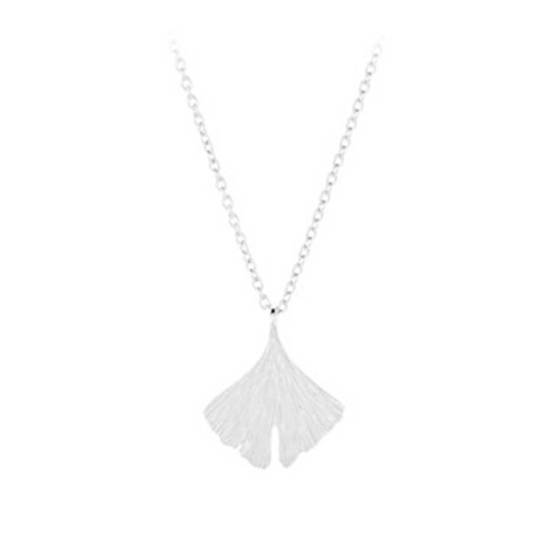 Billede af Biloba Necklace Adj. 45-52 Cm | Sølv Fra Pernille Corydon