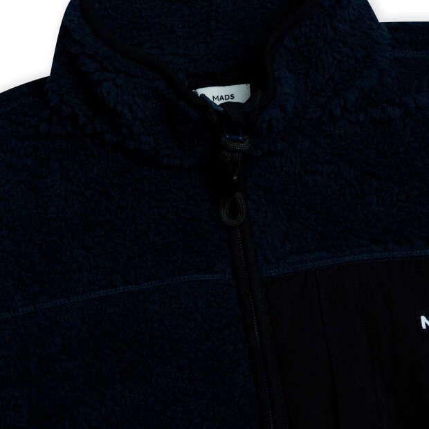 MADS NØRGAARD - TEDDY FLEECE JEFFO JACKET | SKY CAPTAIN