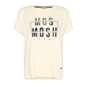 MOS MOSH - EMBER FLOCK T-SHIRT | ECRU