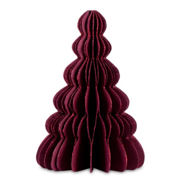 SKINBJERG DESIGN - JULETRÆ I PAPIR 15 CM | RØD