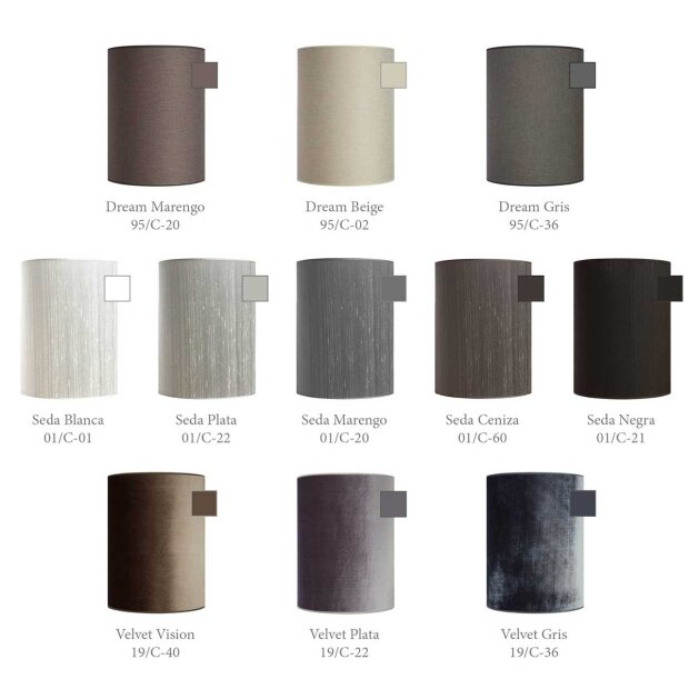 FLAVIA - LAMPESKÆRM 40X30 CM | VELVET PLATA