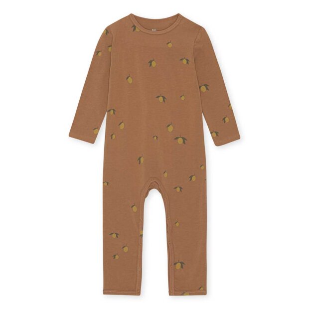 Billede af Basis Onesie Gots | Lemon Brown Fra Konges Sløjd