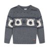 HUST AND CLAIRE - PELLE PULLOVER | WOOL GREY