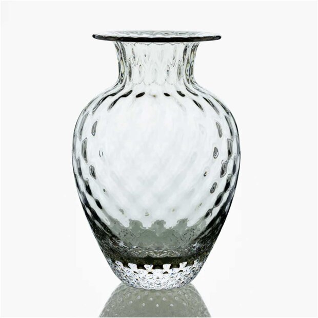 Billede af Pineaple Vase 21cm Smoke Grey Fra Baltic Sea Glass