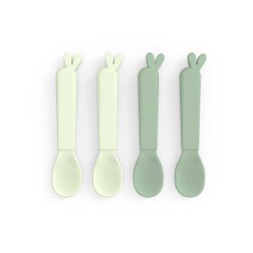 DONE BY DEER - KIDDISH SPOON 4-PAK LALEE GREEN