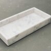 HUMDAKIN - MARBLE TRAY 30X15X4 CM | HVID MARMOR